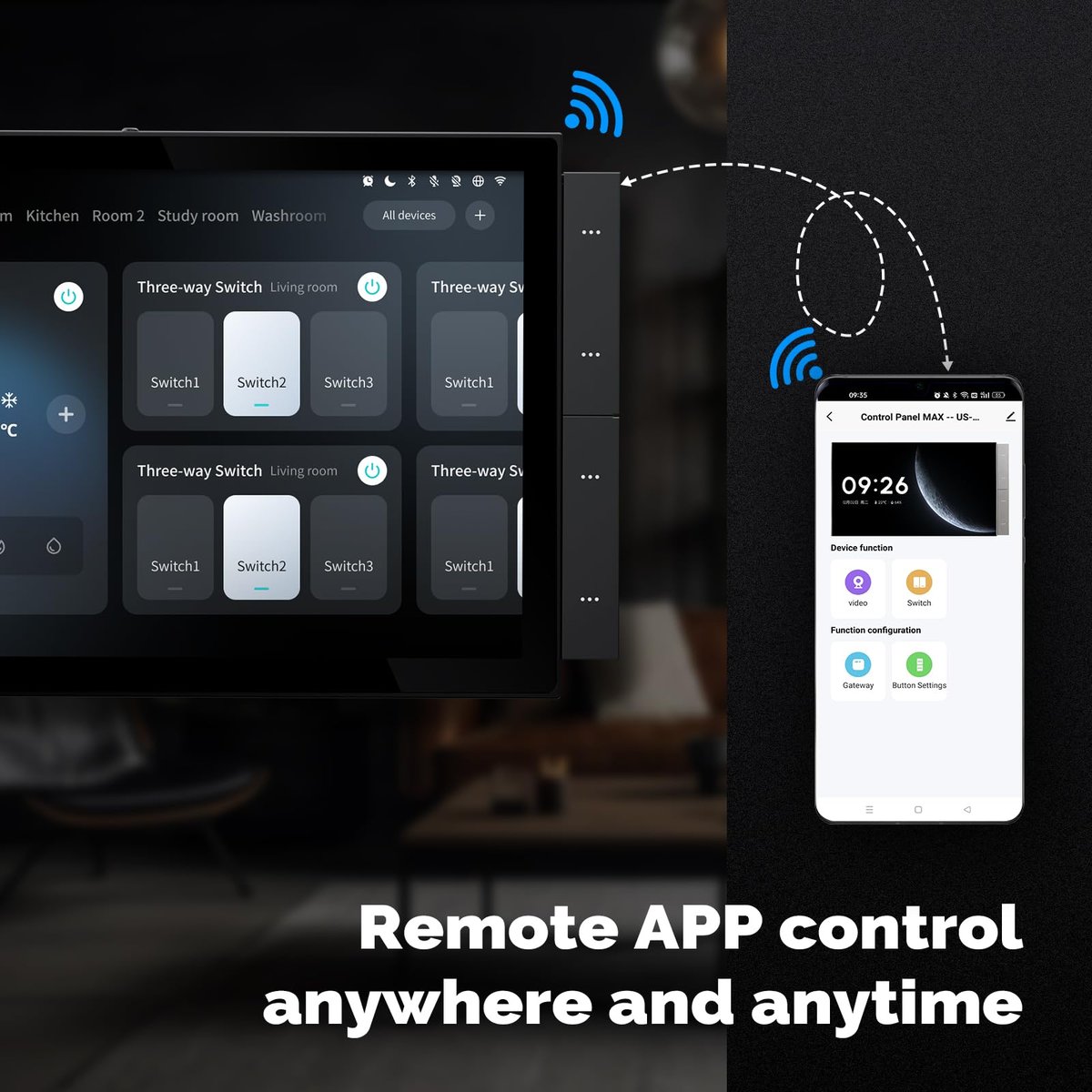 Home automation mobile app