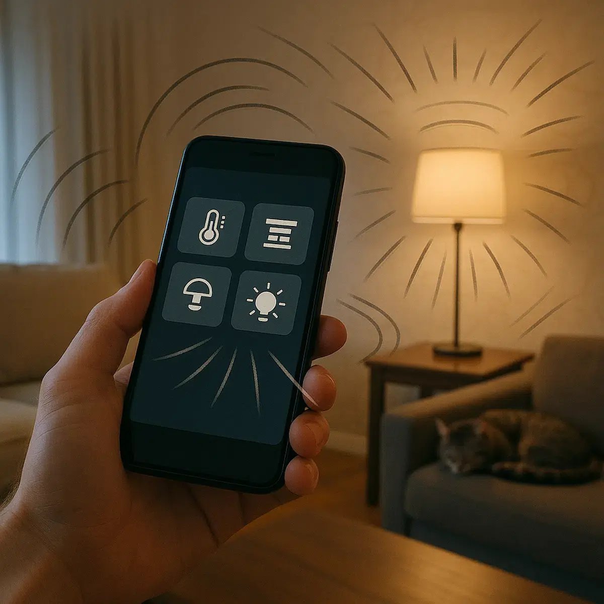 Smart home automation installation — complete system