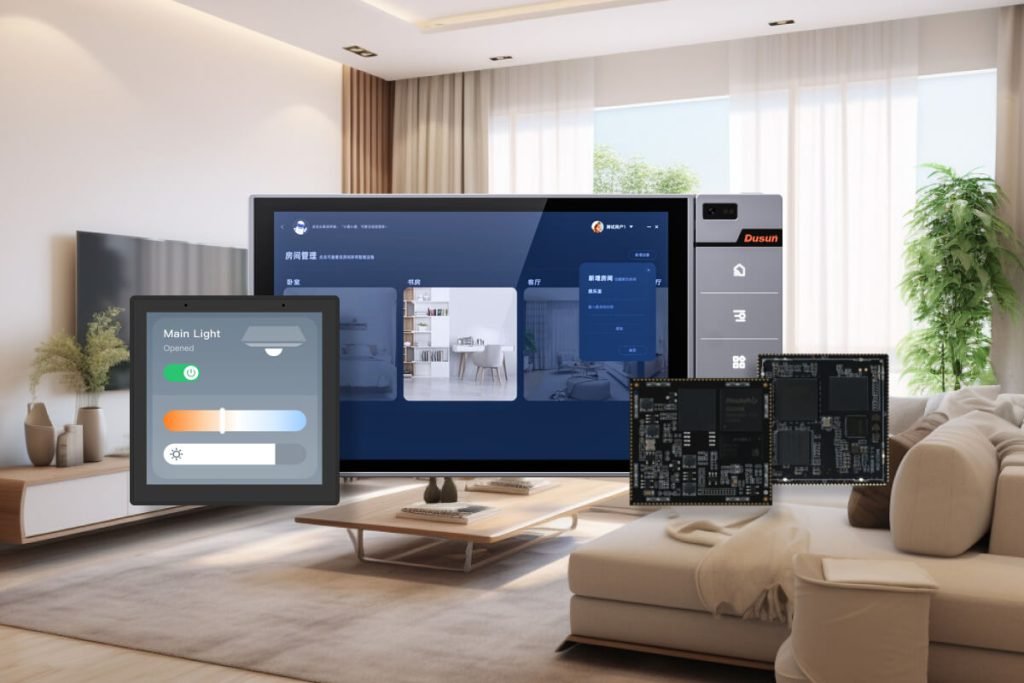 Smart home automation system — central panel