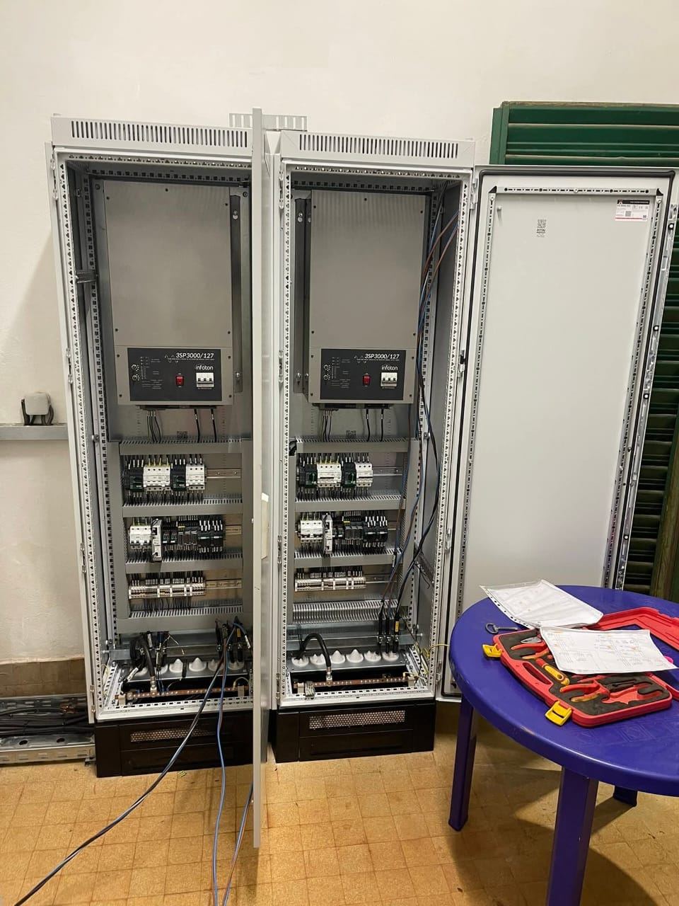 Industrial electrical cabinet