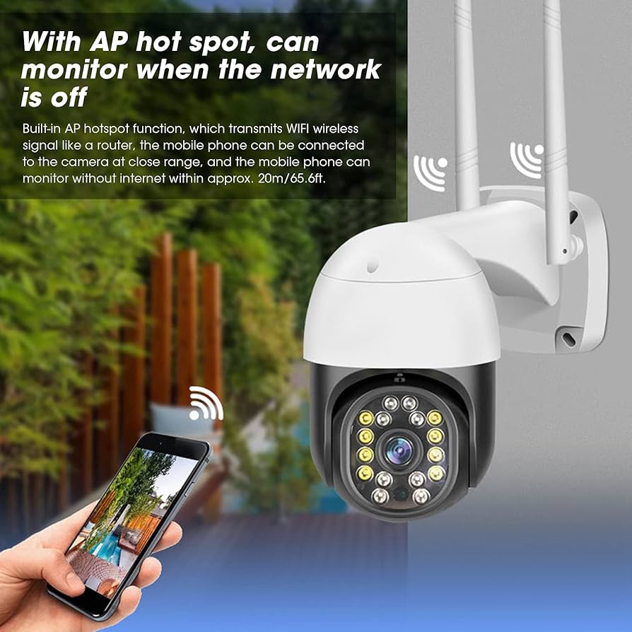Outdoor WiFi PTZ camera
